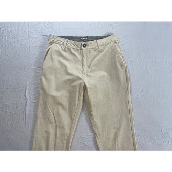 Linksoul Flat Front Slim Fit Lightweight Poly-Cotton Chino Golf Pants. 30X31 EUC - Picture 5 of 9